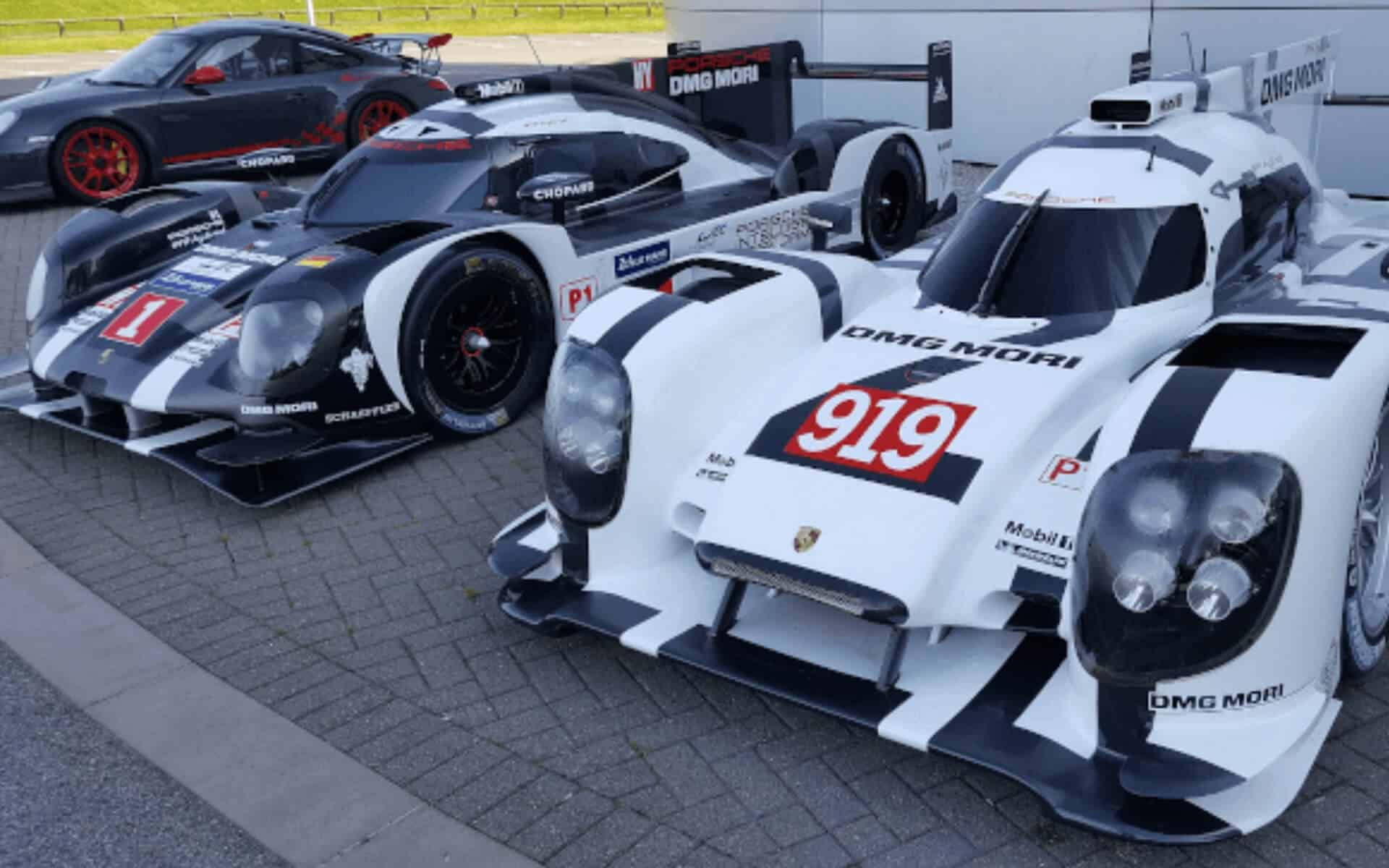 LMP1 Le Mans racing cars sit in paddock (metaphor for innovation agility)